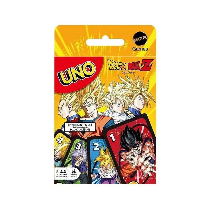 Uno Dragon Ball Z Gra karciana dla dzieci