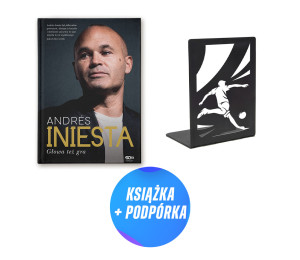 Andres Iniesta. Głowa też gra (książka + podpórka piłkarska do książek)