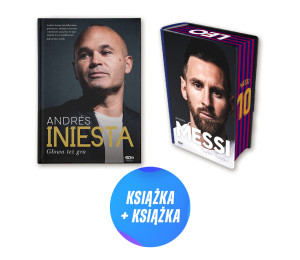 Andres Iniesta. Głowa też gra (książka + podpórka piłkarska do książek)