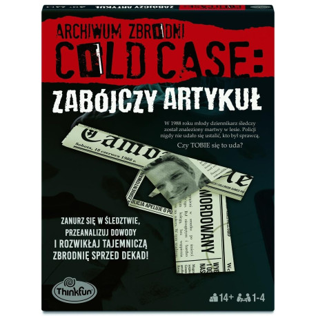 Cold case Archiwum Zbrodni: Zabójczy artykuł