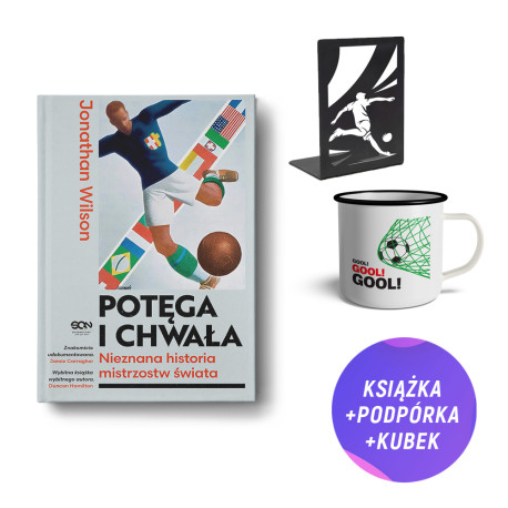 Potęga i chwała. Nieznana historia mistrzostw świata (książka + kubek Gool! + podpórka do książek)