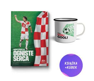 Ogniste serca. Opowieść o chorwackim futbolu (książka + podpórka piłkarska do książek)