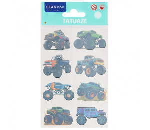 Tatuaż Monster Truck 10x19cm