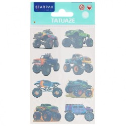 Tatuaż Monster Truck 10x19cm
