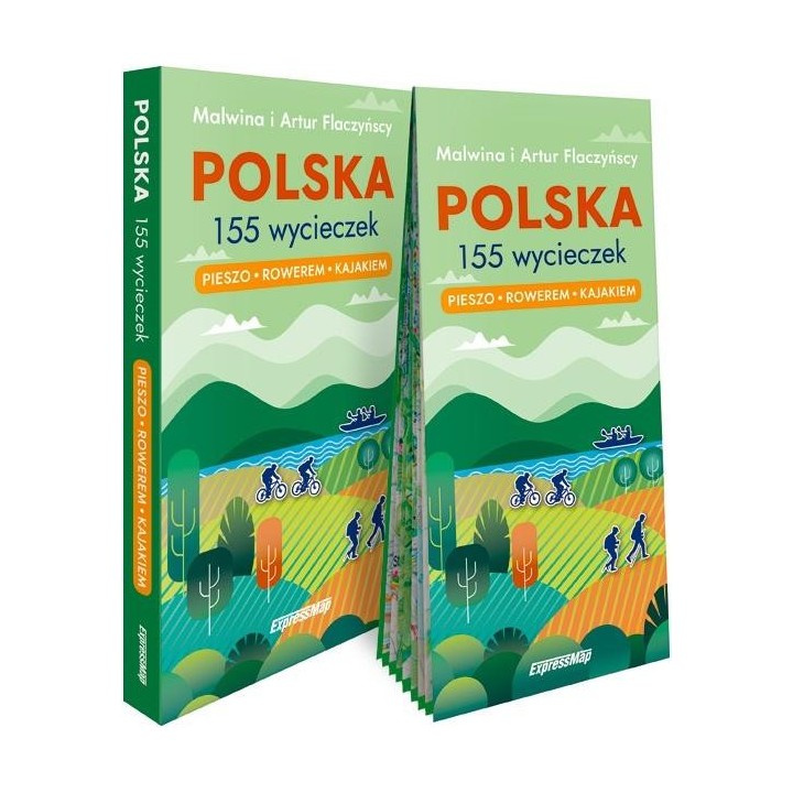 Polska. 155 wycieczek. Pieszo, rowerem, kajakiem