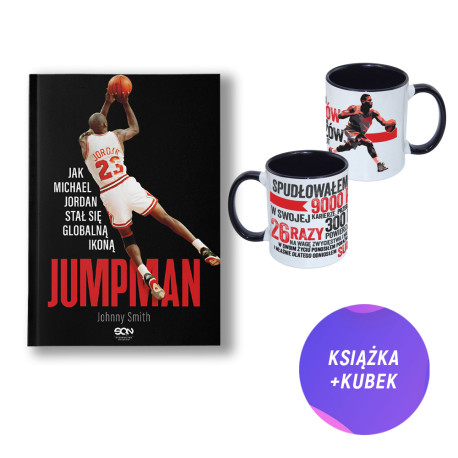 Jumpman. Jak Michael Jordan stał się globalną ikoną (książka + kubek koszykarski 9000 rzutów + zakładka)