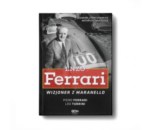 Okładka książki Enzo Ferrari. Wizjoner z Maranello dostępnej w księgarni sportowej Labotiga.pl