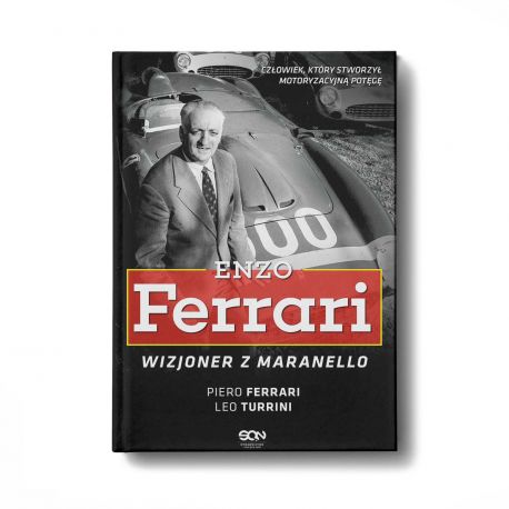 Okładka książki Enzo Ferrari. Wizjoner z Maranello dostępnej w księgarni sportowej Labotiga.pl
