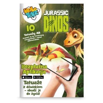 Tatuaże dla dzieci AR Jurassic Dinos