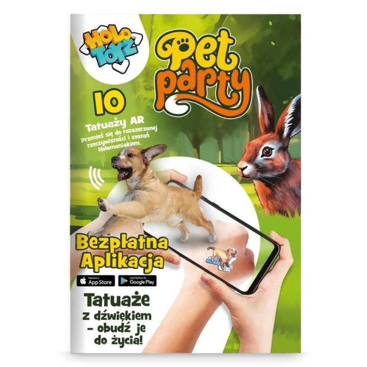 Tatuaże dla dzieci AR Pet Party