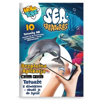 Tatuaże dla dzieci AR Sea Creatures