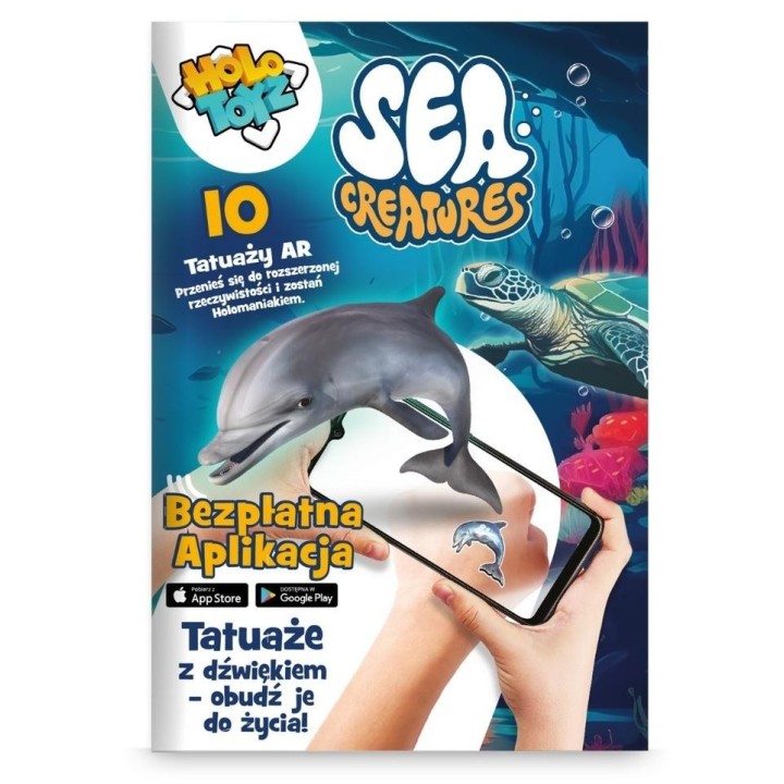 Tatuaże dla dzieci AR Sea Creatures