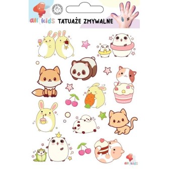 Tatuaże zmywalne dla dzieci Sweet kawaii cute