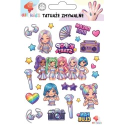 Tatuaże zmywalne dla dzieci K-pop Star