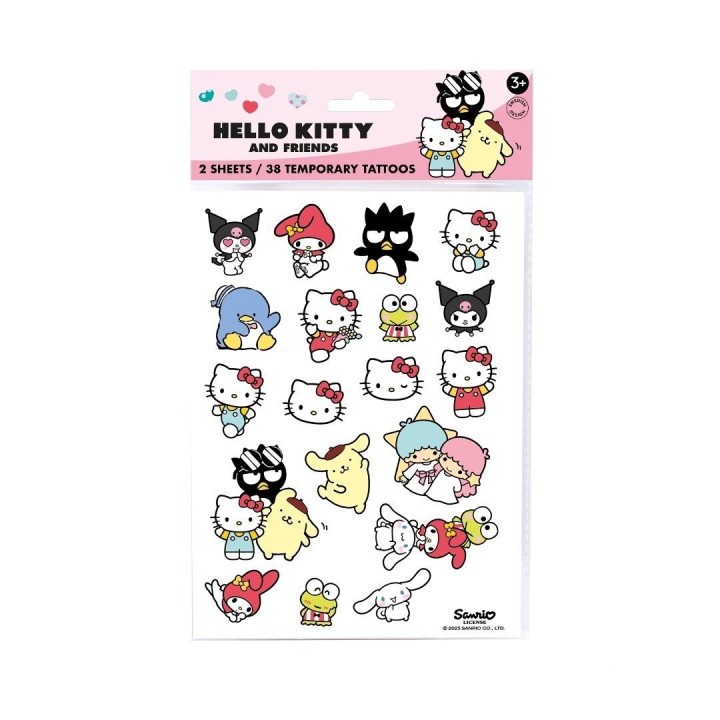 Tatuaże zmywalne Hello Kitty 38szt