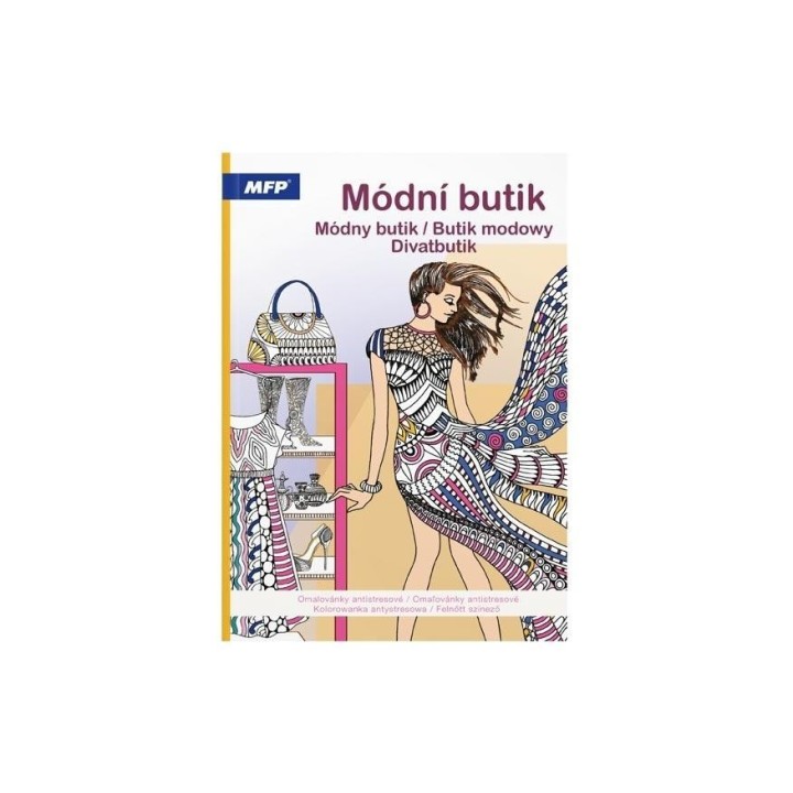 Kolorowanka antystresowa butik modowy