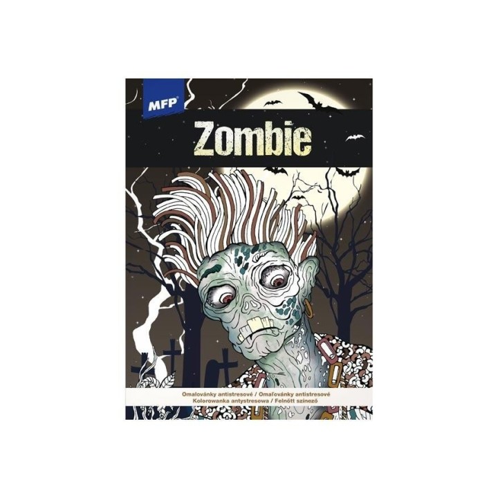 Kolorowanka antystresowa Zombie 210x290mm
