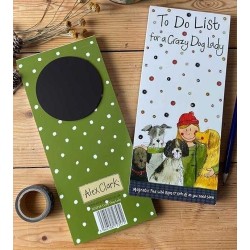 Lista zakupów z magnesem MNP28 Crazy Dog Lady Psia