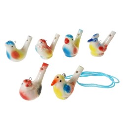 Ptaszek śpiewający ceramiczny z zawieszką MIX