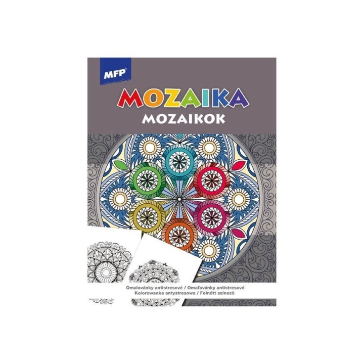 Kolorowanka antystresowa Mozaika
