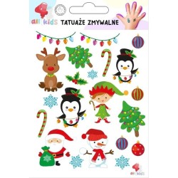 Tatuaże zmywalne dla dzieci Boże Narodzenie 3