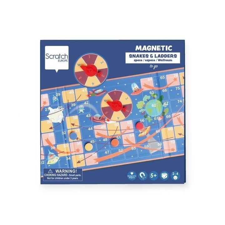 Gra magnetyczna Drabina ze spinnerem Kosmos