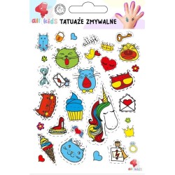 Tatuaże zmywalne dla dzieci Power girl