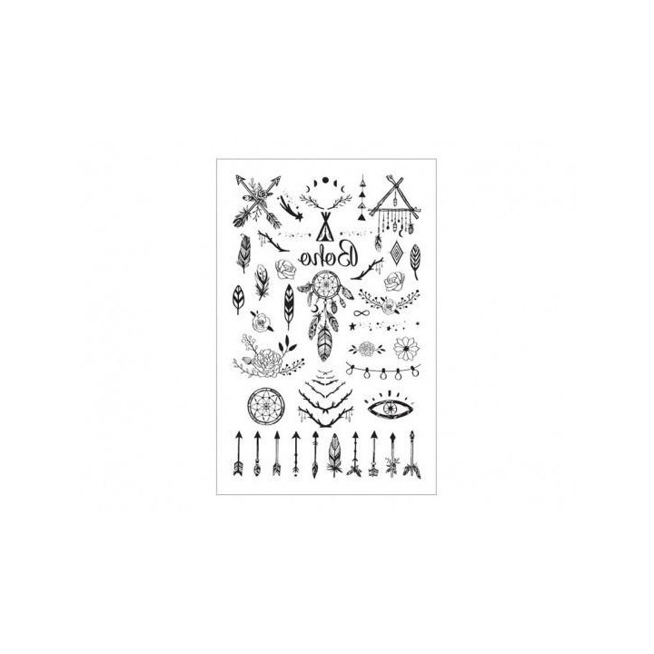 Tatuaż boho 8,5x13cm