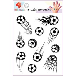 Tatuaże zmywalne dla dzieci Piłki Football