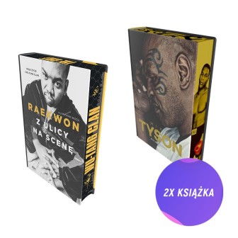 Z ulicy na scenę. Moje życie i Wu-Tang Clan - barwione brzegi + Mike Tyson. Moja prawda - barwione brzegi (2x książka)