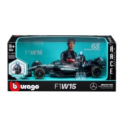 Race Formula Mercedes W15 W/ Figure 1:24