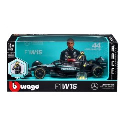 Race Formula Mercedes W15 W/ Figure 1:24