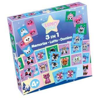 Lumo Stars 3w1: Memorize, Lotto, Domino