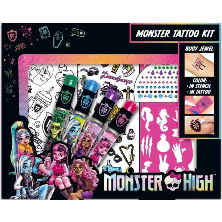 Monster High. Zestaw tatuaży
