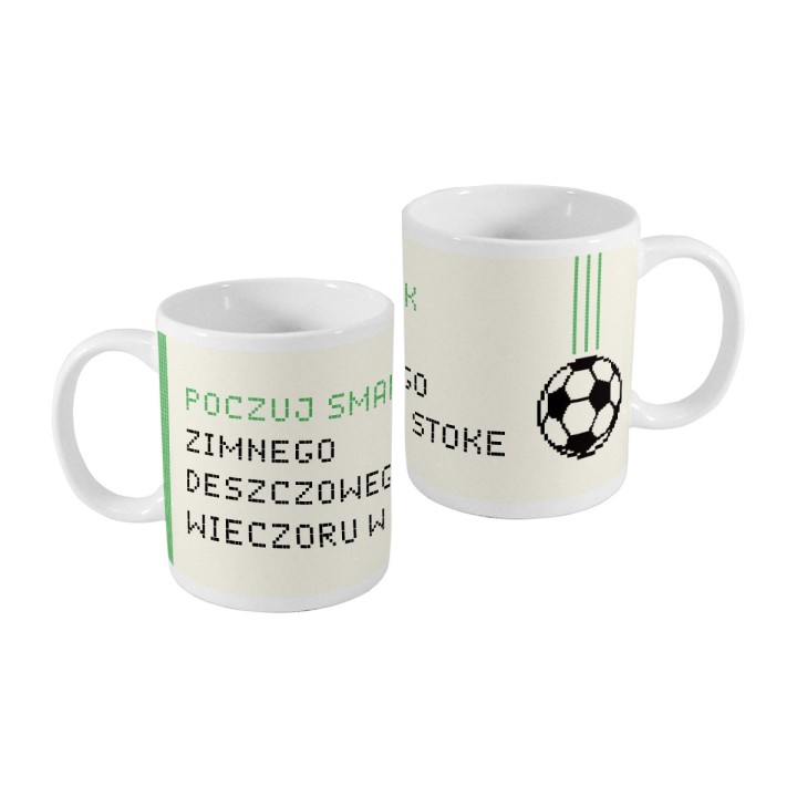 Kubek piłkarski (330 ml) poczuj smak zimnego deszczowego wieczoru w Stoke