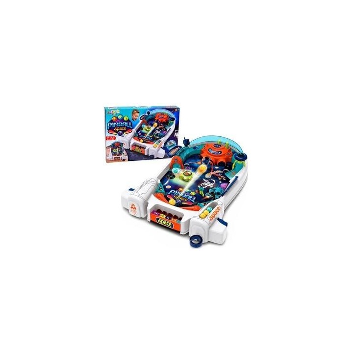 Pinball kosmiczny fliper rakieta 8 kulek