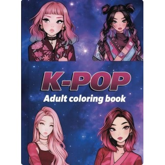 Kolorowanka Kpop A4