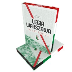 Legia Warszawa. 110 lat emocji (nazwiska na książce, barwione brzegi)