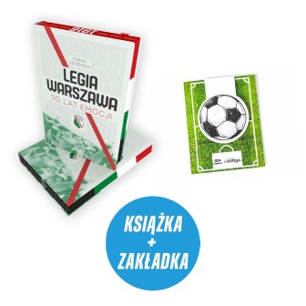 Legia Warszawa. 110 lat emocji (nazwiska z akcji, barwione brzegi) (książka + zakładka magnetyczna)