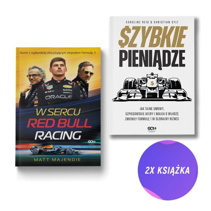 W sercu Red Bull Racing + Szybkie pieniądze (2x książka)