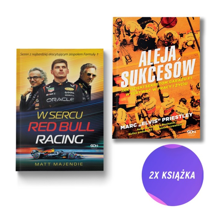 W sercu Red Bull Racing + Aleja sukcesów (2x książka)