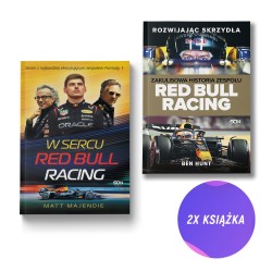 W sercu Red Bull Racing + Rozwijając skrzydła (2x książka)