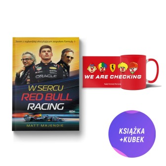 W sercu Red Bull Racing (książka + kubek F1 czerwony Rajdy Formuły Pierwszej)