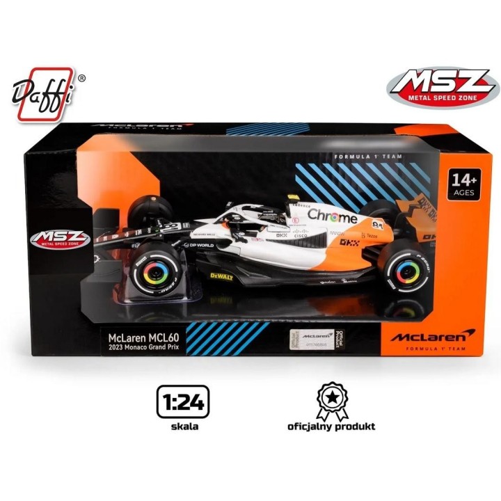 McLaren MCL60 2023 Monaco Grand Prix biały