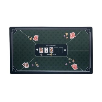 Mata pokerowa zielona 138x79cm