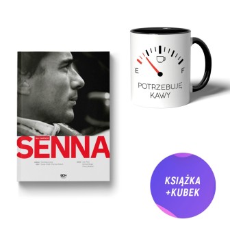 Senna. Na zawsze (książka + kubek F1 dla fana F1 motoryzacji i kawy )