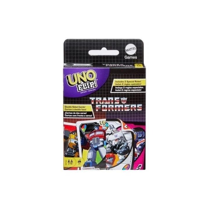 Karty UNO Flip Transformers Gra karciana
