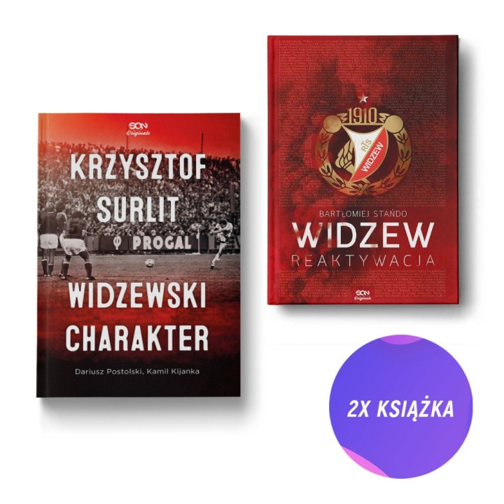 Krzysztof Surlit. Widzewski charakter + Widzew. Reaktywacja (2x książka)