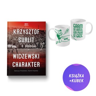 Krzysztof Surlit. Widzewski charakter (książka + biały kubek gram do końca, gdy piłka w grze)