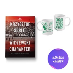 Krzysztof Surlit. Widzewski charakter (książka + biały kubek gram do końca, gdy piłka w grze)